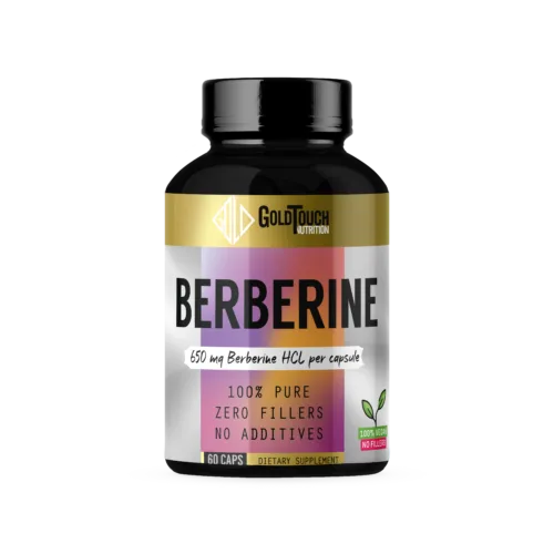 Berberine HCL (650mg/capsule)- no Fillers